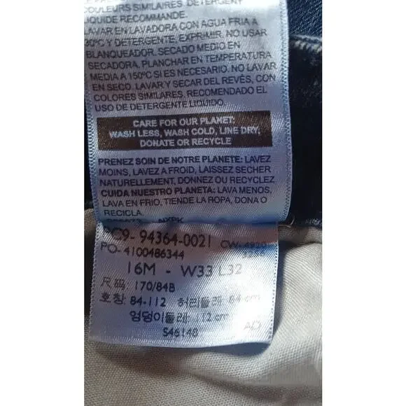 Levi’s Signature Mid Rise Bootcut Jeans Womens Size 16M Blue Medium Wash Stretch - Picture 8 of 9